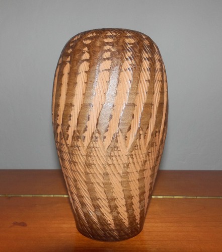 Keramik vase rotbraun - keramik,