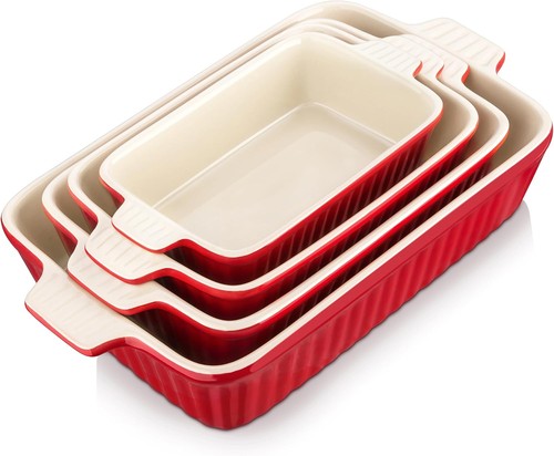 Auflaufform set teilig - set, 4-teilig