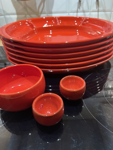 Fondue teller oval - fondue,