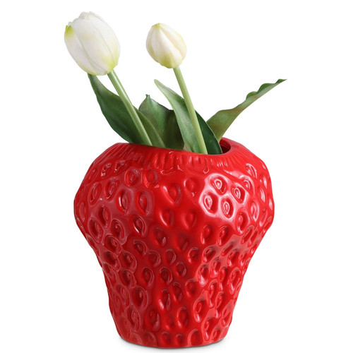 Navaris erdbeer vase keramik - navaris,