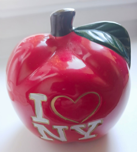 Keramik deko apfel - deko-apfel, sparbüchse