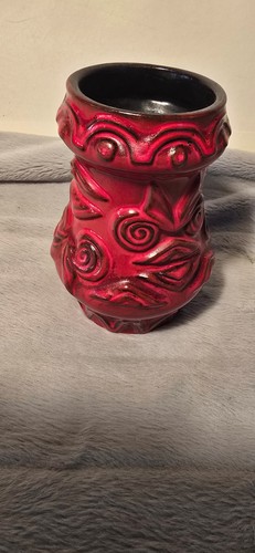 Keramik vase rot - keramik, h030-16