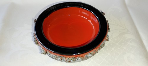 Schale glit lava keramik - schale,,