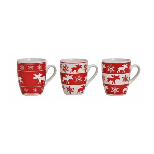 Becher elchdekor aus keramik - becher,